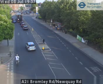 Snapshot from A21 Bromley Rd/Newquay Rd