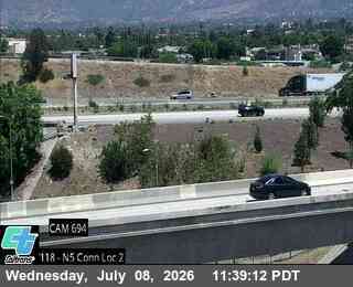 Snapshot from SR-118 : (694) North I-5 Conn / Loc 2