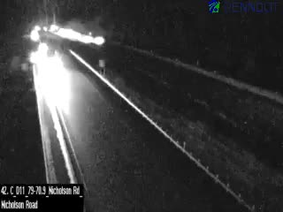 Snapshot from I-79 @ MM 70.9 (Nicholson Rd) Northbound