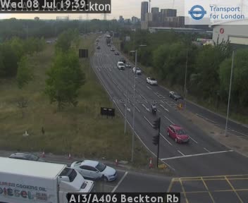 Snapshot from A13/A406 Beckton Rb