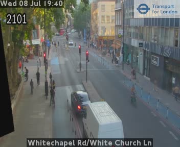 Snapshot from Whitechapel Rd/White Church Ln