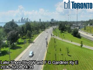 Snapshot from LAKE SHORE BLVD W / LAKESHORE BRITISH COLUMBIA RAMP