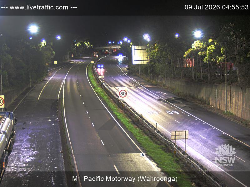 Snapshot from M1 Pacific Motorway (Wahroonga)