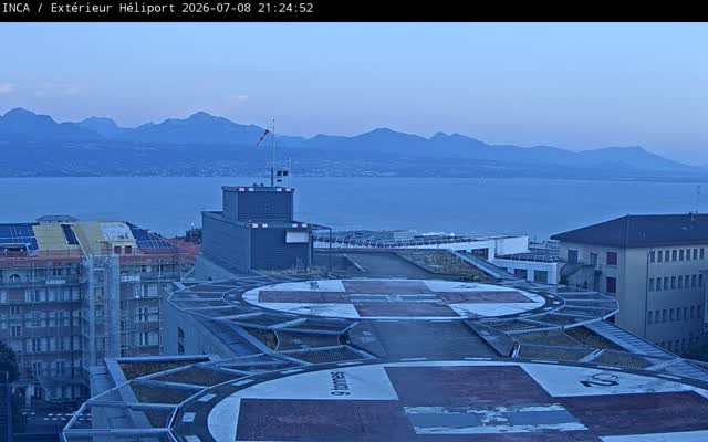 Snapshot from CHUV Heliport Webcam