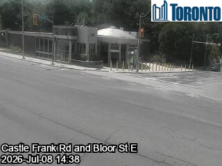 Snapshot from BLOOR ST W / CASTLE FRANK RD