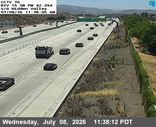 Snapshot from I-15 : (70) Hidden Valley Parkway