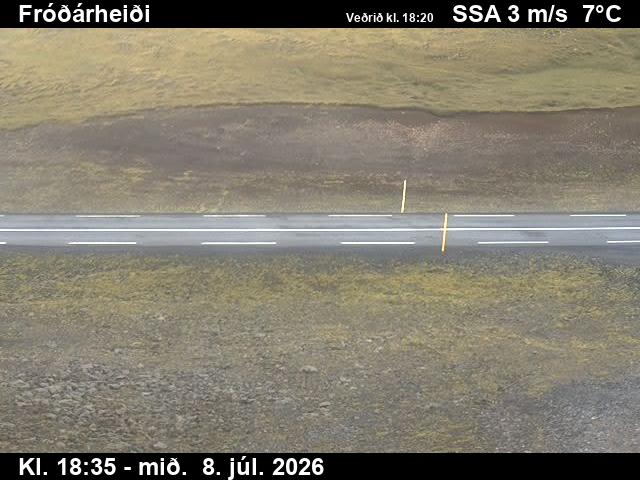Snapshot from Fróðárheiði — Fróðárheiði niður á veg