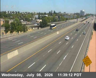 Snapshot from Hwy 51 at T St