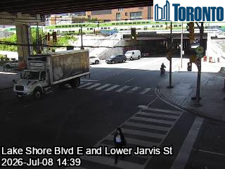 Snapshot from LAKE SHORE BLVD E / LOWER JARVIS ST