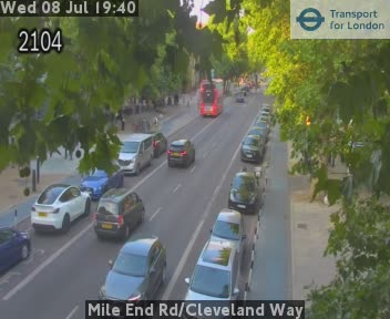 Snapshot from Mile End Rd/Cleveland Way