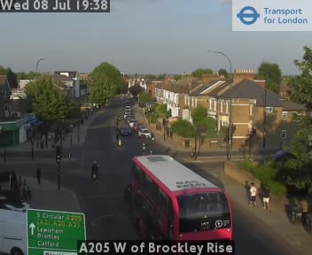 Snapshot from A205 W of Brockley Rise