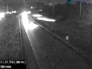 Snapshot from I-79 @ MM 55.5 (Collier Ave) Northbound