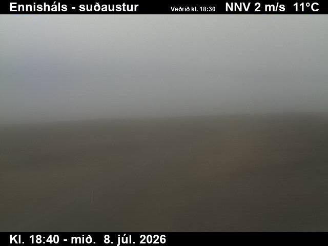 Snapshot from Ennisháls — Ennisháls séð til suðausturs