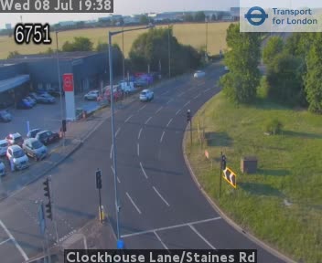 Snapshot from Clockhouse Lane/Staines Rd