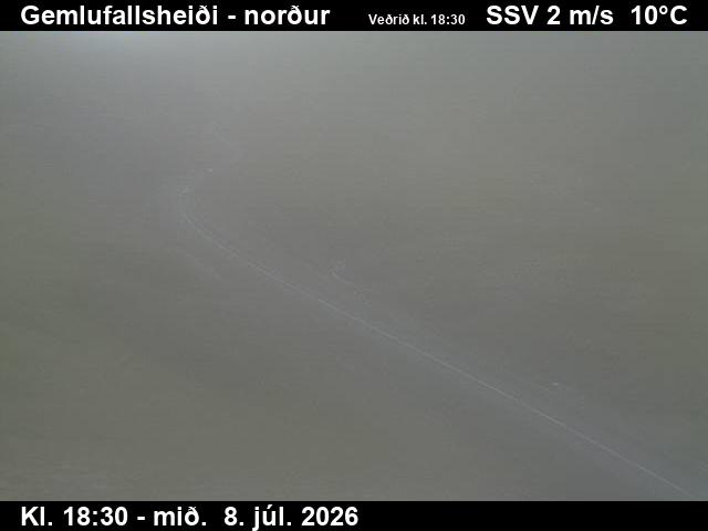Snapshot from Gemlufallsheiði — Gemlufallsheiði séð til norðurs