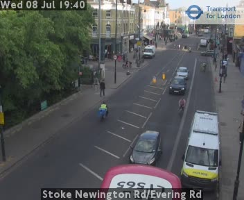 Snapshot from Stoke Newington Rd/Evering Rd