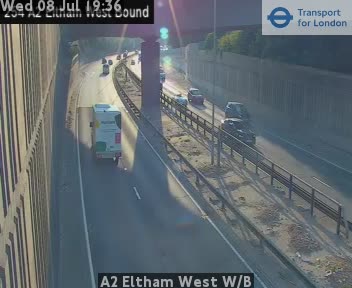Snapshot from A2 Eltham West W/B