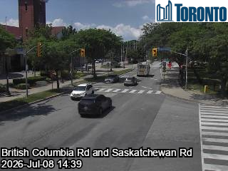 Snapshot from DUFFERIN ST / SASKATCHEWAN RD / BRITISH COLUMBIA RD