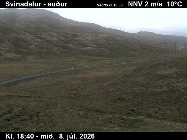 Snapshot from Svínadalur — Svínadalur séð til suðurs