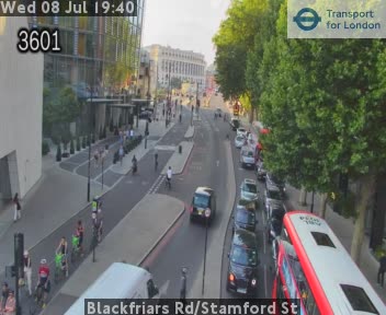 Snapshot from Blackfriars Rd/Stamford St
