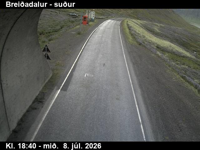 Snapshot from BB-göng_BR — Breiðadals- og Botnsheiðargöng, Breiðadalur til suðurs