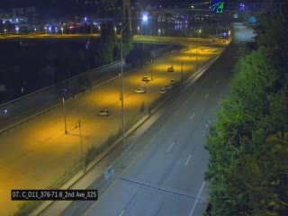 Snapshot from I-376 @ Exit 71B (Second Ave) Westbound