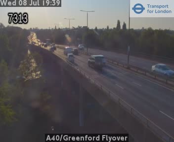 Snapshot from A40/Greenford Flyover