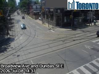 Snapshot from BROADVIEW AVE / DUNDAS ST E