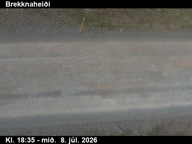 Snapshot from Brekknaheiði — Brekknaheiði niður á veg