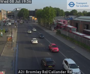 Snapshot from A21 Bromley Rd/Callander Rd