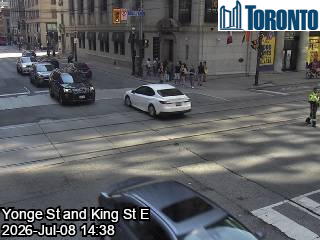 Snapshot from YONGE ST / KING ST