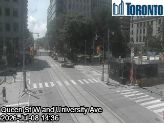Snapshot from UNIVERSITY AVE / QUEEN ST W