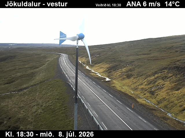 Snapshot from Jökuldalur — Jökuldalur til vesturs