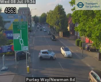 Snapshot from Purley Way/Newman Rd