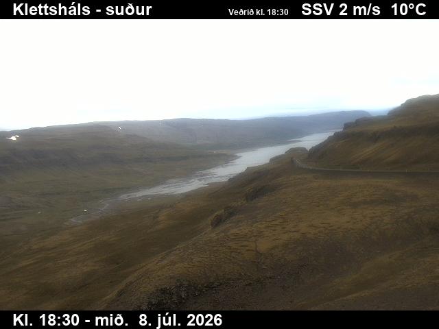 Snapshot from Klettsháls — Klettsháls séð til suðurs