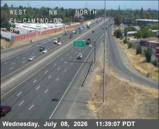 Snapshot from Hwy 51 at El Camino Ave