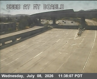Snapshot from TV211 -- I-680 : AT MT DIABLO