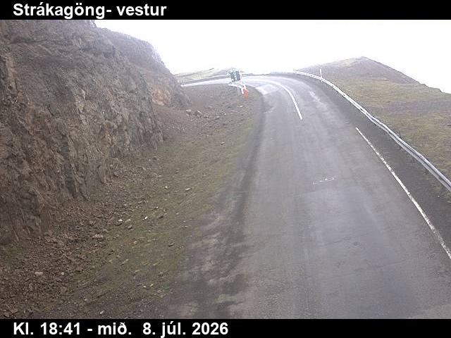 Snapshot from Strákagöng vestur — Strákagöng séð til vesturs