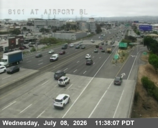 Snapshot from TV406 -- US-101 : AT AIRPORT BL
