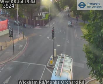 Snapshot from Wickham Rd/Monks Orchard Rd