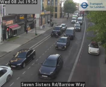 Snapshot from Seven Sisters Rd/Barrow Way
