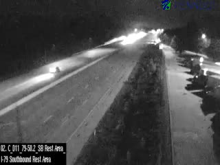 Snapshot from I-79 @ MM 50.2 (I-79 Southbound Bridgeville Rest Area) Southbound