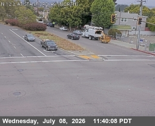 Snapshot from T263N -- SR-123 : AT STANFORD AV Looking North