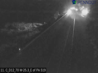 Snapshot from I-70 @ Exit 25 (PA 519 Eighty Four/Glyde) Westbound