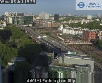 Snapshot from A40(M) Paddington Slip