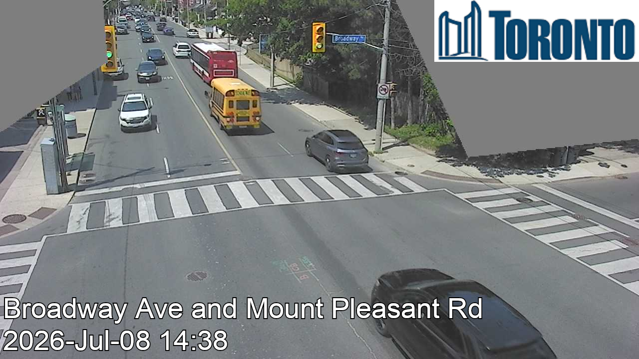 Snapshot from MOUNT PLEASANT RD / BROADWAY AVE