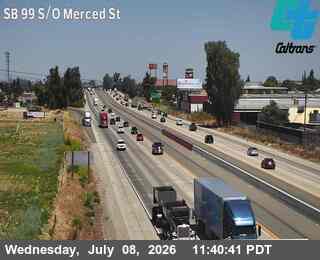 Snapshot from FRE-99-S/O MERCED ST