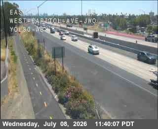 Snapshot from Hwy 80 at West Capitol