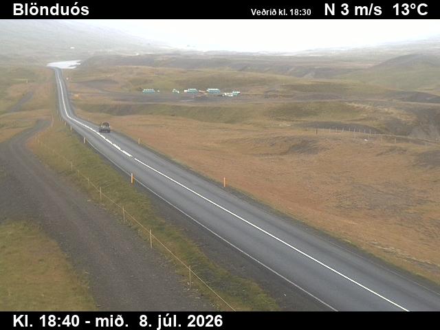 Snapshot from Blönduós — Blönduós niður á veg