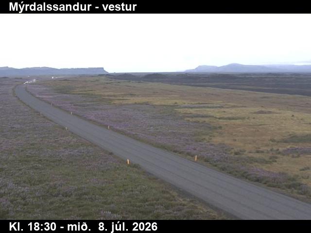 Snapshot from Mýrdalssandur — Mýrdalssandur séð til vesturs